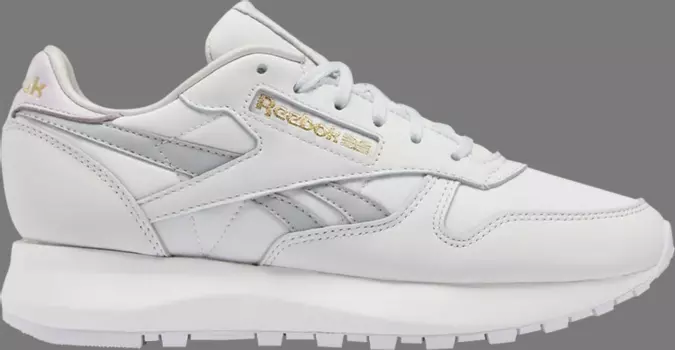 Кроссовки wmns classic leather sp 'cold grey quartz glow' Reebok, серый