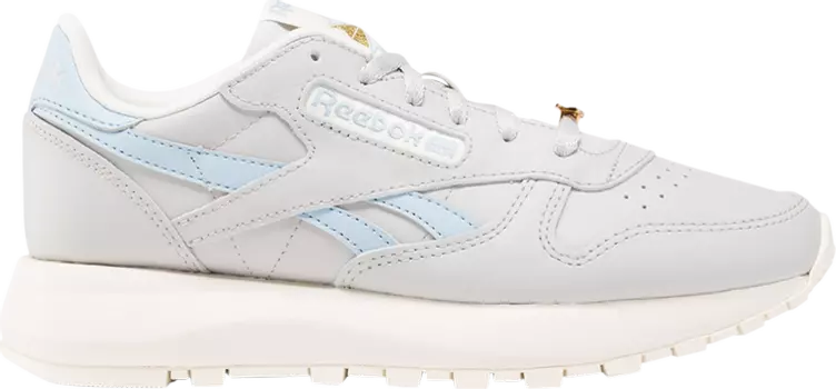 Кроссовки Wmns Classic Leather SP 'Steely Fog Gable Grey', серый