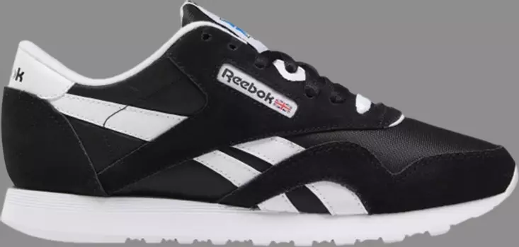 Кроссовки wmns classic nylon 'black white' 2020 Reebok, черный