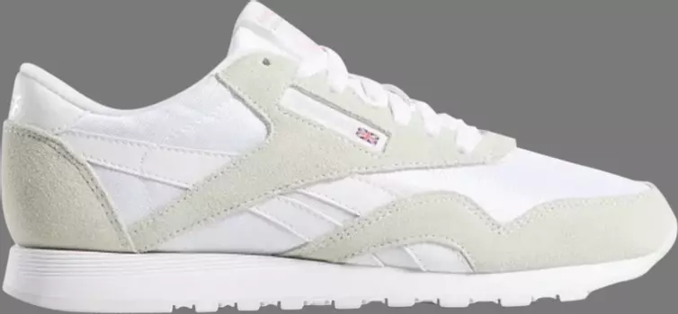 Кроссовки wmns classic nylon 'white' Reebok, белый