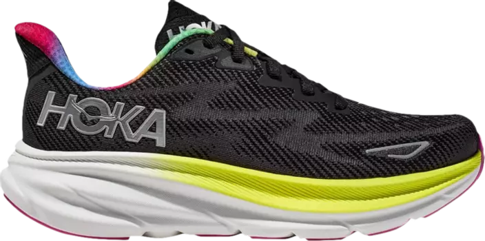 Кроссовки Wmns Clifton 9 'Black Rainbow', черный