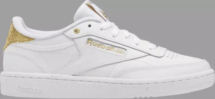 Кроссовки wmns club c 85 'white gold metallic Reebok, белый