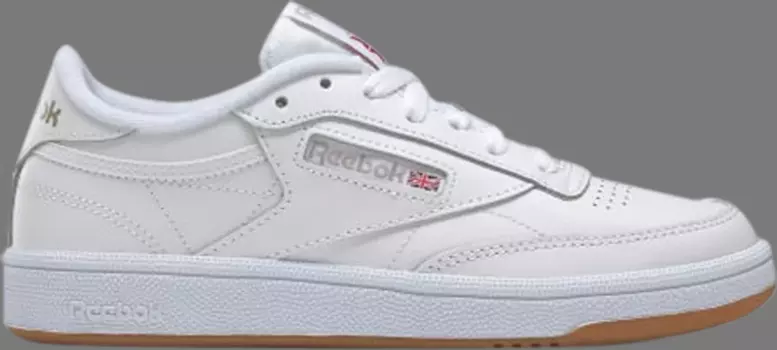 Кроссовки wmns club c 85 'white light grey' Reebok, белый