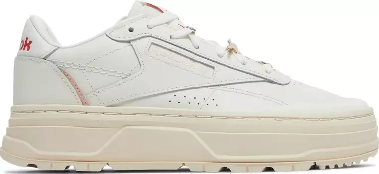 Кроссовки wmns club c double geo 'chalk alabaster' Reebok, белый