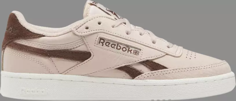 Кроссовки wmns club c revenge vintage 'soft ecru brush brown' Reebok, розовый