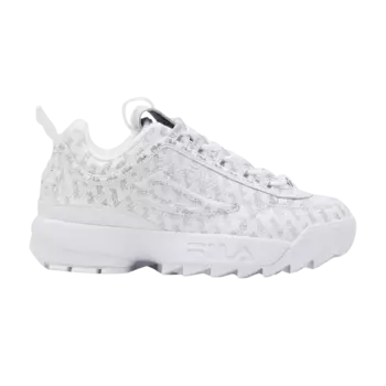 Кроссовки Wmns Disruptor 2 Multi 'Logo Print', белый