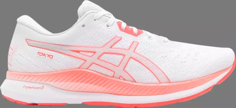 Кроссовки wmns evoride tokyo 'sunrise red' Asics, белый