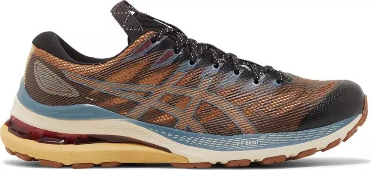 Кроссовки wmns fn3-s gel kayano 28 'anthracite antique gold' Asics, черный