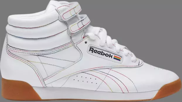 Кроссовки wmns freestyle high 'pride Reebok, белый