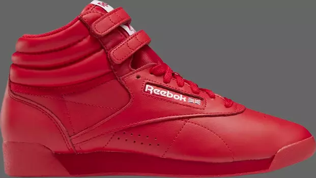 Кроссовки wmns freestyle high 'vector red' Reebok, красный
