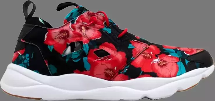 Кроссовки wmns furylite fg ' red flowers' Reebok, черный