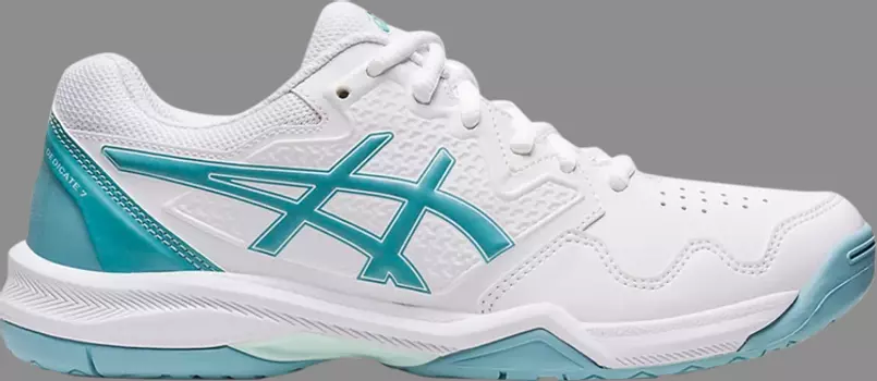 Кроссовки wmns gel dedicate 7 'white smoke blue' Asics, белый