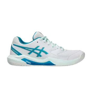 Кроссовки Wmns Gel Dedicate 8 Wide 'White Teal Blue', белый