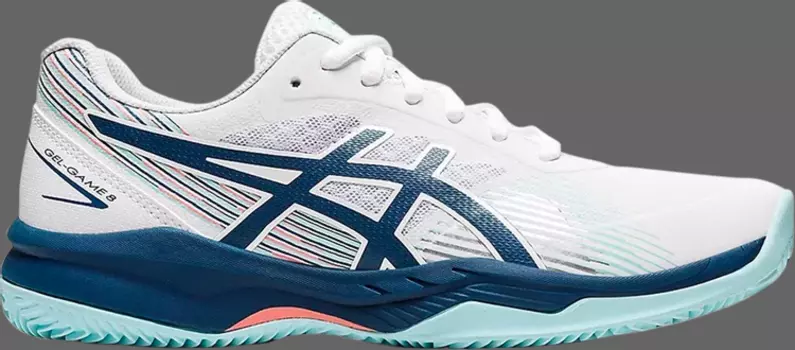 Кроссовки wmns gel game 8 'white light indigo' Asics, белый