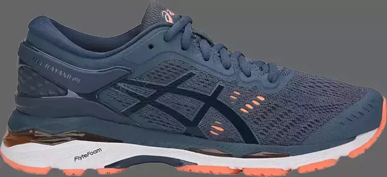 Кроссовки wmns gel kayano 24 'smoke blue' Asics, синий