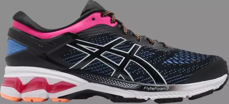 Кроссовки wmns gel kayano 26 'black blue coast' Asics, черный