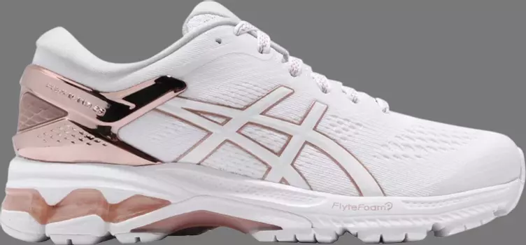 Кроссовки wmns gel kayano 26 platinum 'rose gold' Asics, белый