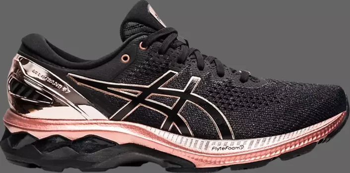 Кроссовки wmns gel kayano 27 'black rose gold' Asics, черный