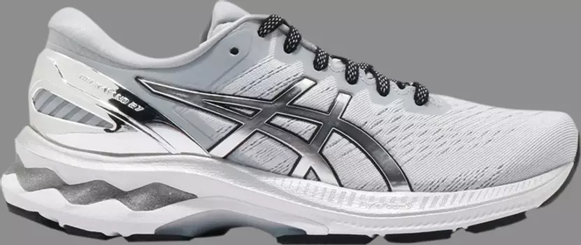 Кроссовки wmns gel kayano 27 platinum 'grey pure silver' Asics, серый