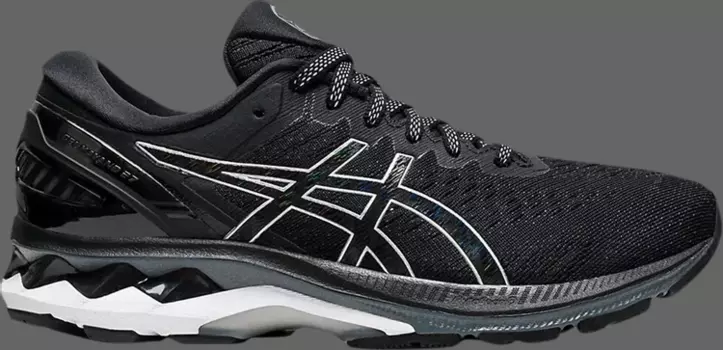 Кроссовки wmns gel kayano 27 wide 'black silver' Asics, черный