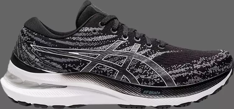 Кроссовки wmns gel kayano 29 d wide 'black white' Asics, черный