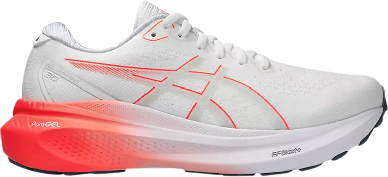 Кроссовки Wmns Gel Kayano 30 'White Sunrise Red', белый
