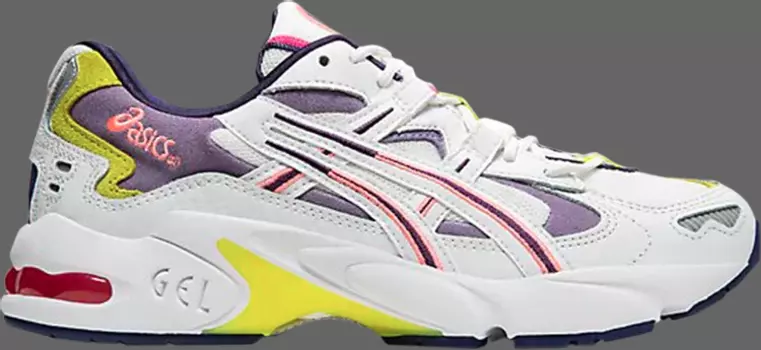Кроссовки wmns gel kayano 5 og 'white purple matte' Asics, белый