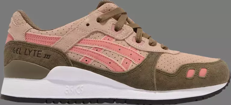 Кроссовки wmns gel lyte 3 'ikebana pack - amberlight rose dawn' Asics, розовый
