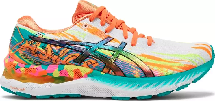 Кроссовки wmns gel nimbus 23 'color injection pack - hot pink sour yuzu' Asics, многоцветный