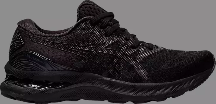 Кроссовки wmns gel nimbus 23 wide 'black' Asics, черный