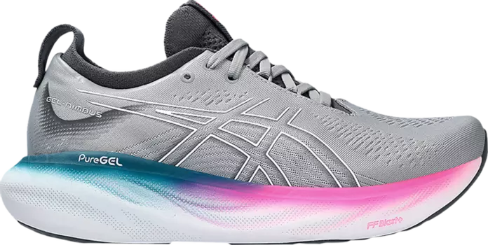Кроссовки Wmns Gel Nimbus 25 Wide 'Sheet Rock Pink Rave', серый