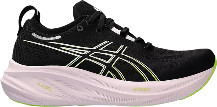 Кроссовки Wmns Gel Nimbus 26 'Black Neon Lime', черный