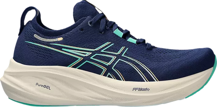 Кроссовки Wmns Gel Nimbus 26 'Blue Expanse Aurora Green', синий