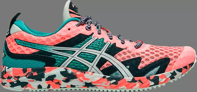 Кроссовки wmns gel noosa tri 12 'sun coral bio mint' Asics, апельсин