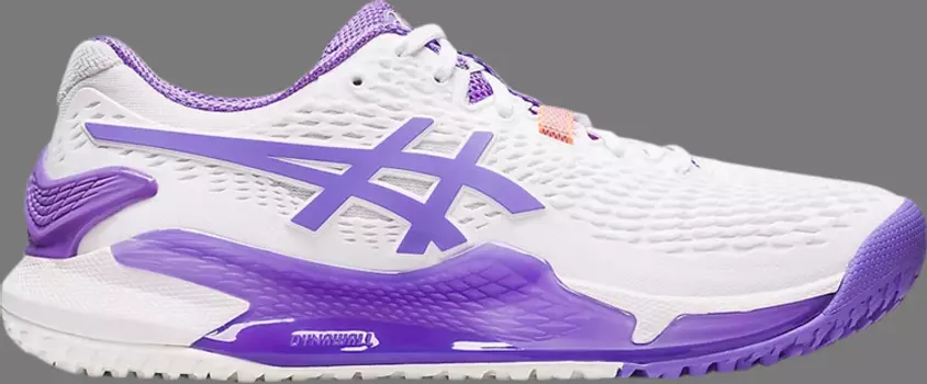 Кроссовки wmns gel resolution 9 oc 'white amethyst' Asics, белый