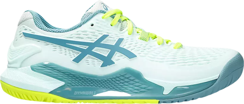 Кроссовки Wmns Gel Resolution 9 'Soothing Sea Gris Blue', синий