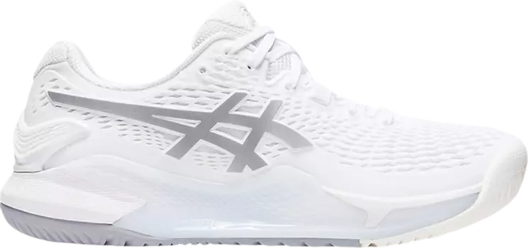 Кроссовки Wmns Gel Resolution 9 Wide 'White Pure Silver', белый