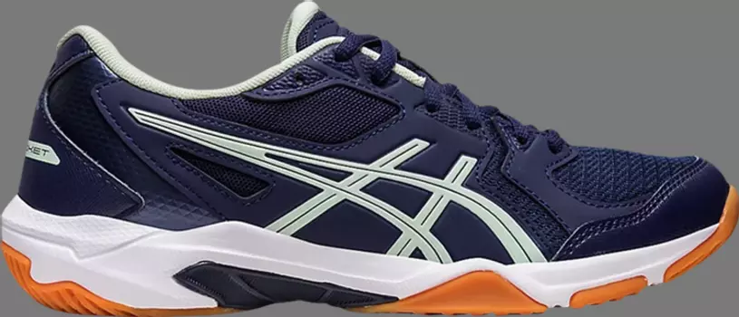 Кроссовки wmns gel rocket 10 'peacoat whisper green' Asics, черный