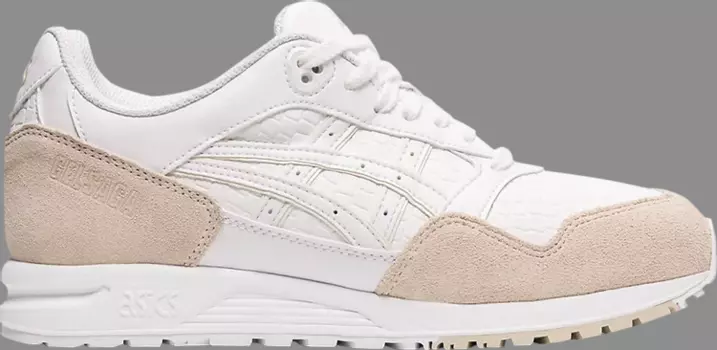 Кроссовки wmns gel saga 'white beige' Asics, белый
