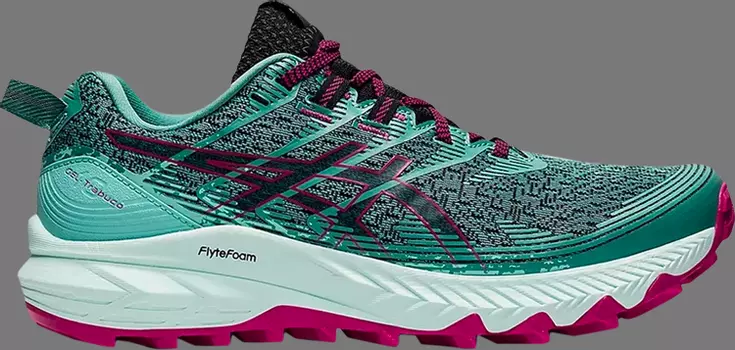 Кроссовки wmns gel trabuco 10 'sage black' Asics, зеленый