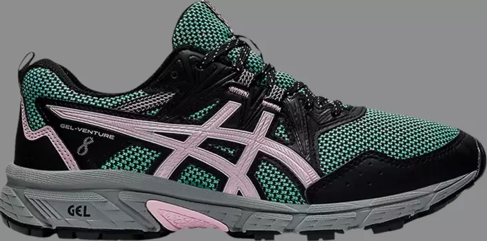 Кроссовки wmns gel venture 8 'sage barely rose' Asics, зеленый