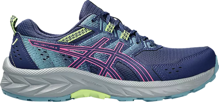 Кроссовки Wmns Gel Venture 9 Wide 'Deep Ocean Hot Pink', синий