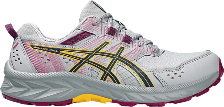 Кроссовки Wmns Gel Venture 9 Wide 'Piedmont Grey Fuchsia', серый