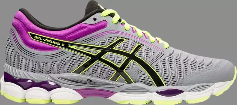 Кроссовки wmns gel ziruss 3 'sheet rock orchid' Asics, серый