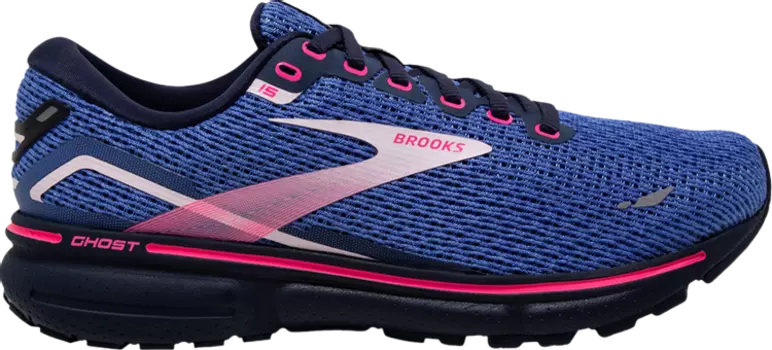 Кроссовки Wmns Ghost 15 'Blue Peacoat Pink', синий