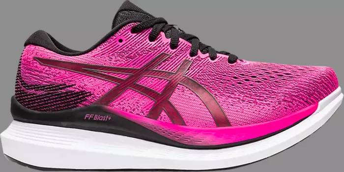 Кроссовки wmns glideride 3 'pink glow black' Asics, розовый