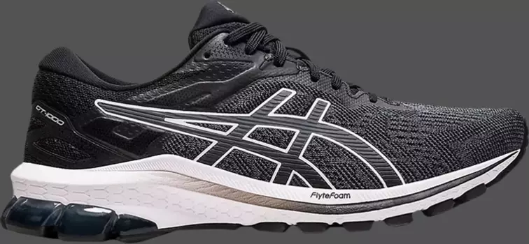 Кроссовки wmns gt 1000 10 wide 'black white' Asics, черный