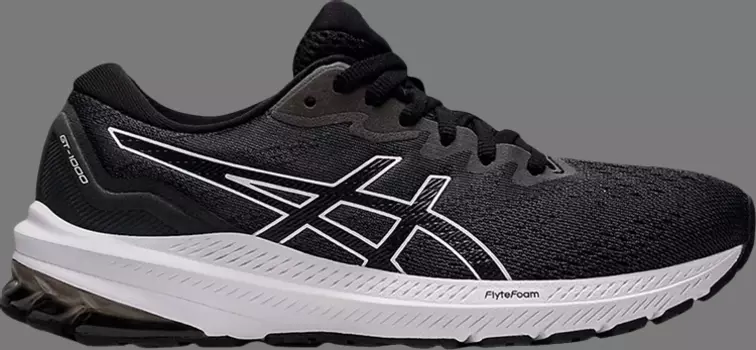 Кроссовки wmns gt 1000 11 'black white' Asics, черный