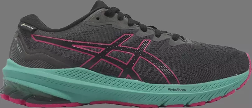 Кроссовки wmns gt 1000 11 gore-tex 'black green' Asics, черный