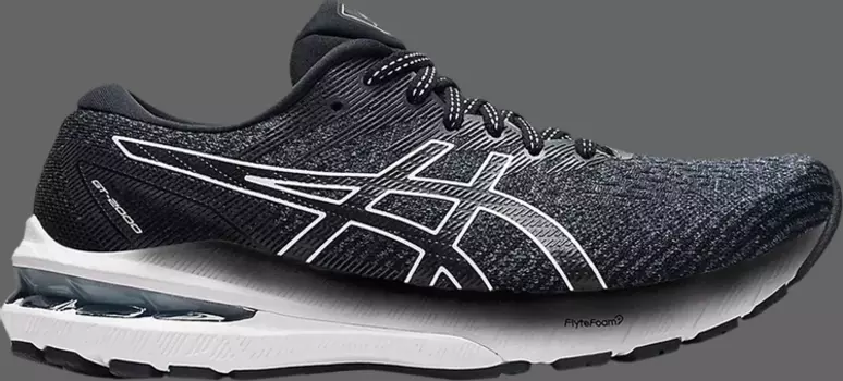 Кроссовки wmns gt 2000 10 wide 'black white' Asics, черный